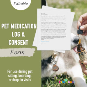 Pet Medication Log & Consent Form