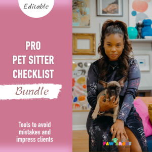 Pro Pet Sitter Checklist Bundle
