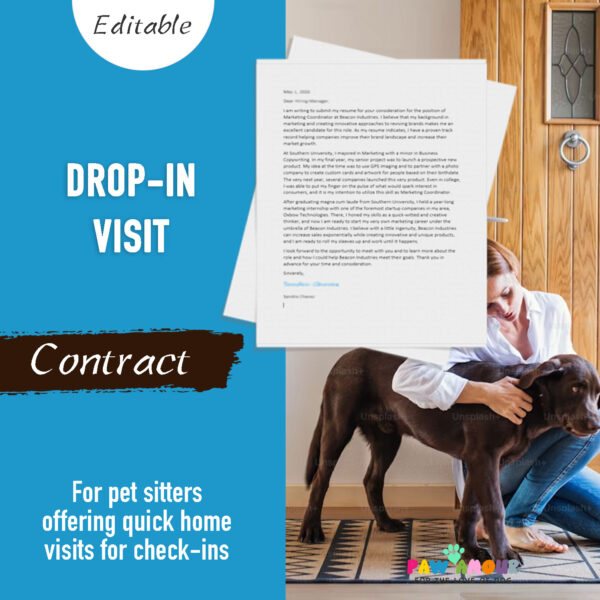 Drop in visit contract