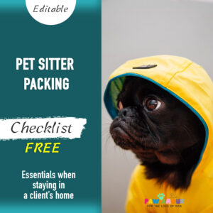 Pet Sitter Packing List